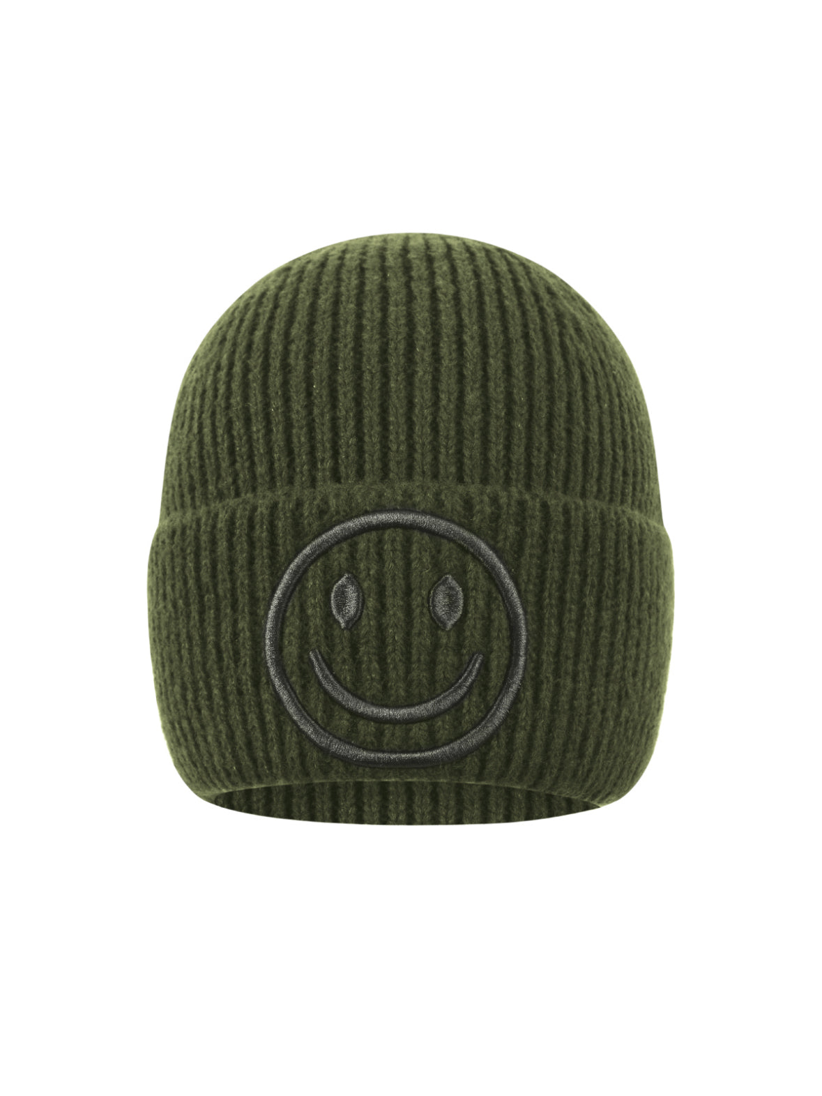 Smiley muts leger groen