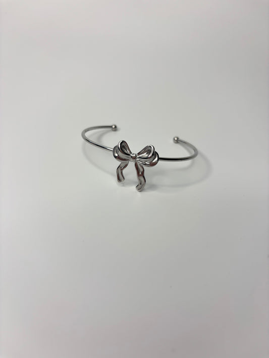 Bow Bangle Zilver