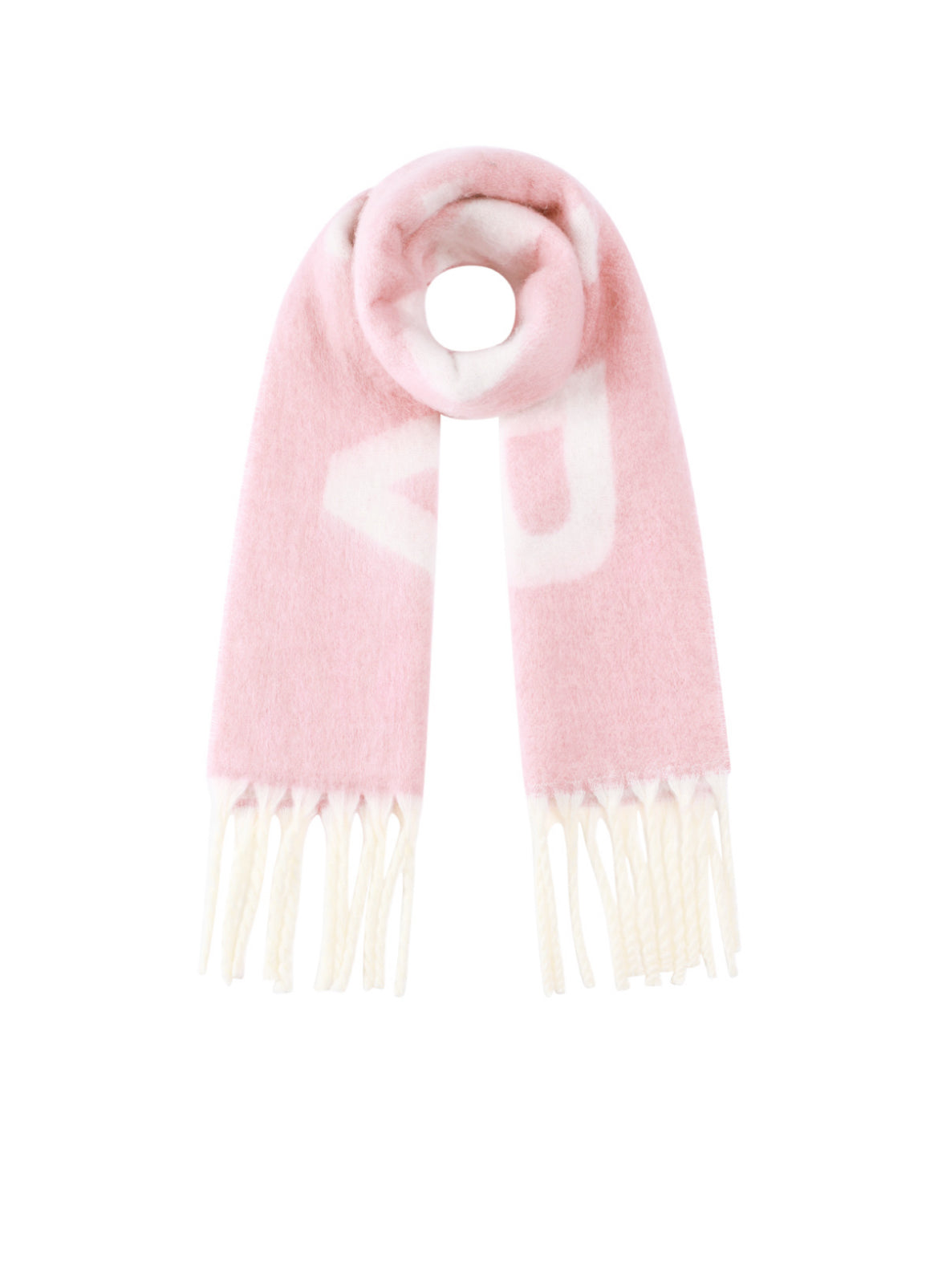 Amour warme sjaal roze