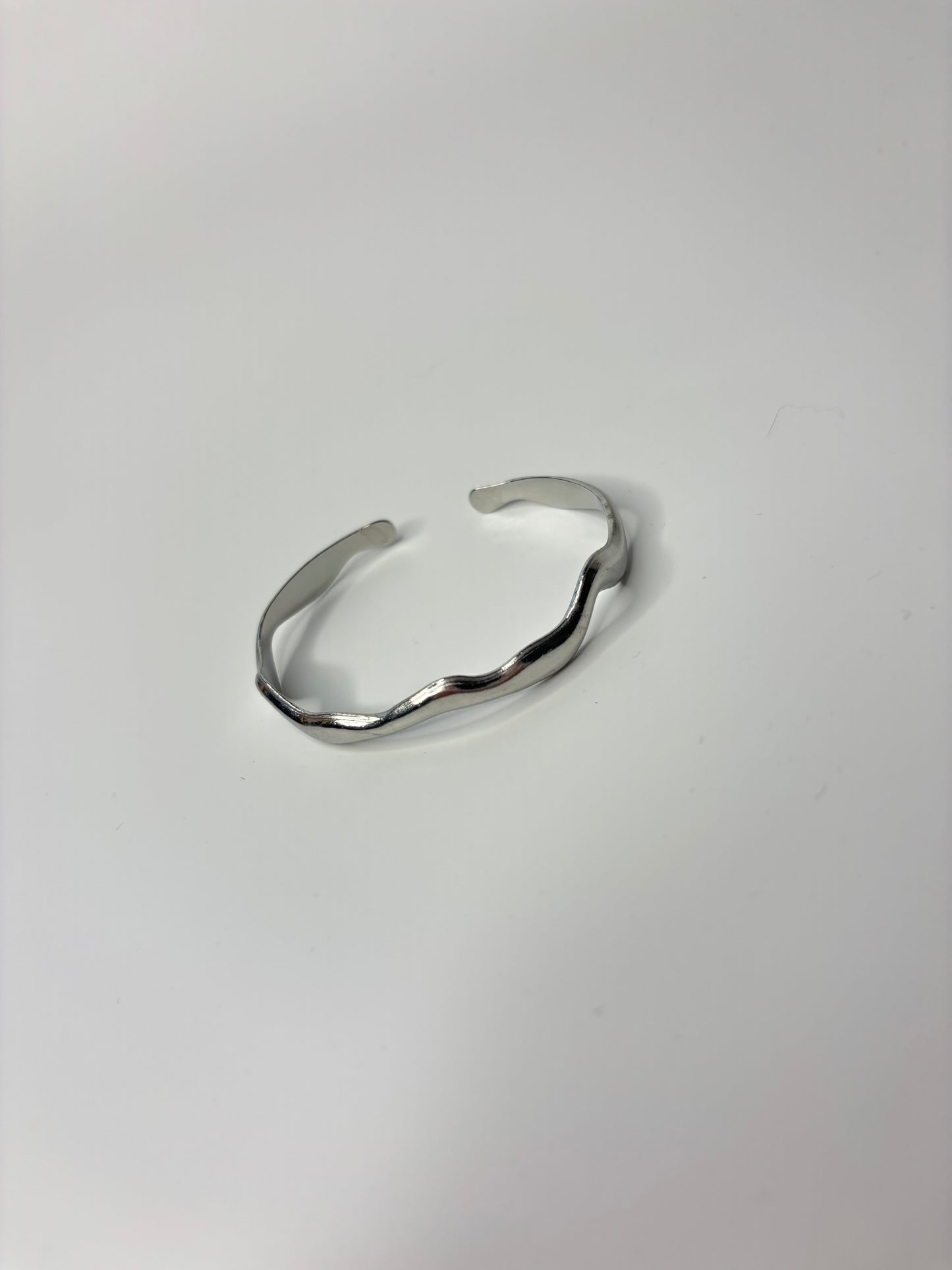 Wave Bangle Zilver