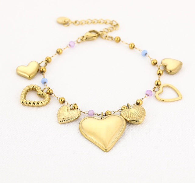 Cinderella armband goud