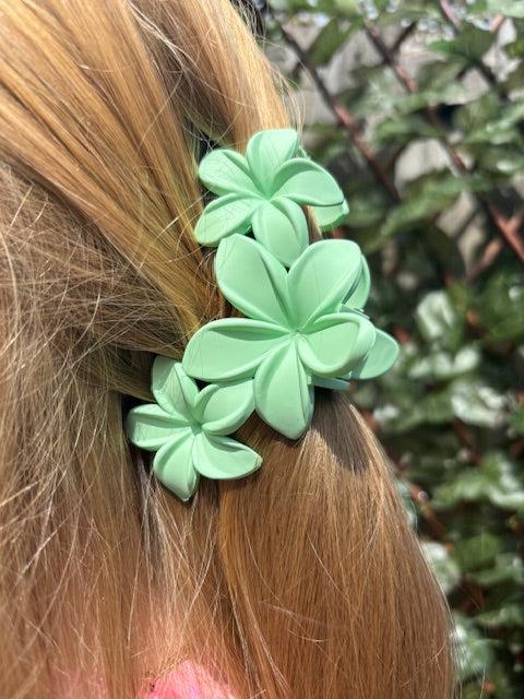 Hair clip Roos groen