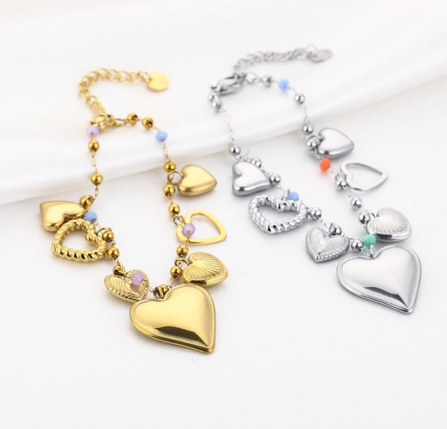 Cinderella armband goud