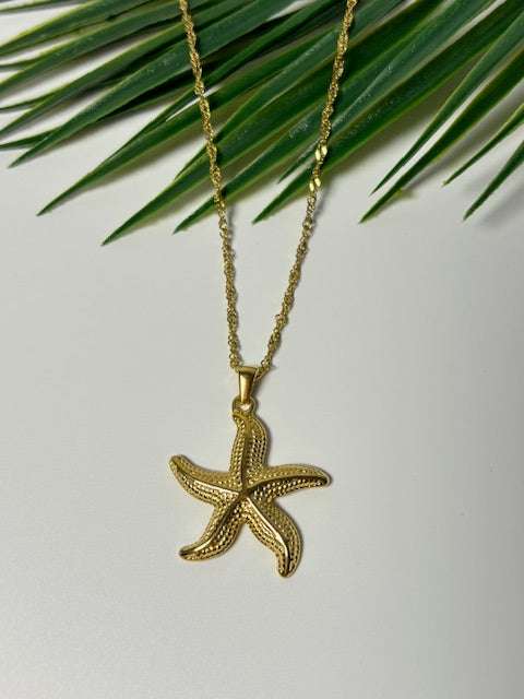 Star ketting goud