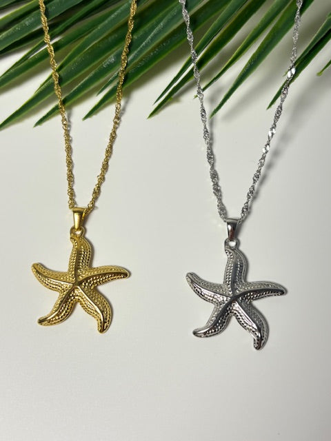 Star ketting zilver
